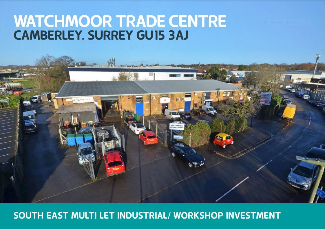 Completed sale of Watchmoor Trade Centre, Camberley