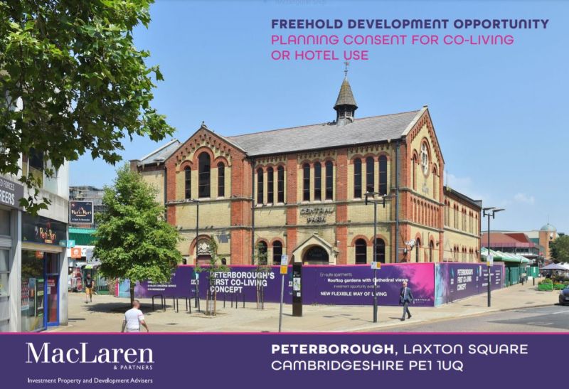 Freehold development opportunity in the centre of Peterborough